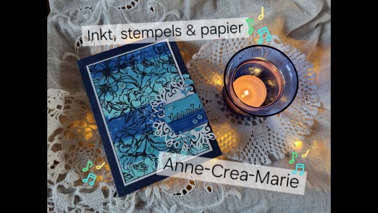 Kaart Blauw, wit, zwart