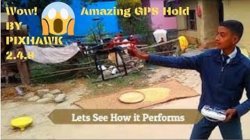 Testing loiter/GPS Hold and Altitude hold in my f450 quadcopter with Pix Hawk