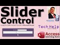 Using the Slider ActiveX Control in Microsoft Access