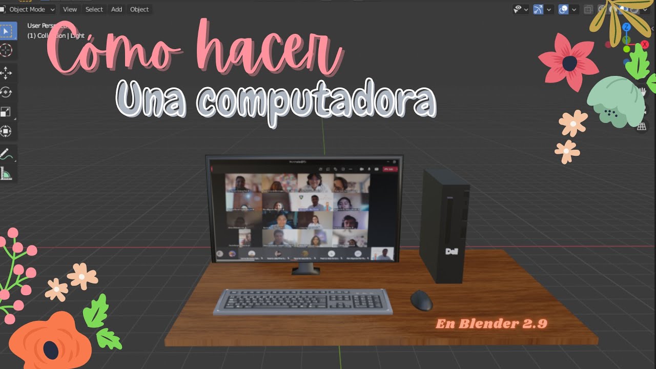 Cómo modelar una computadora en Blender 2.9 - YouTube