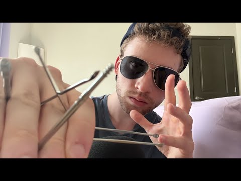 asmr underground ear cleaning and hearing test (tingles guaranteed)