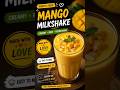 Mango milkshake 🥭 #viralshorts #viralvideo #easyrecipe #mango #developerlife #trending
