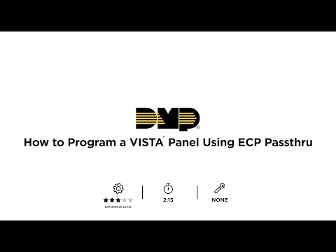 How to Program a VISTA® Panel Using ECP Passthru
