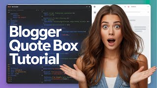 💬 Create Stylish Quote Box with Copy Button using HTML CSS JS | Line Effect Quote Card for Blogger