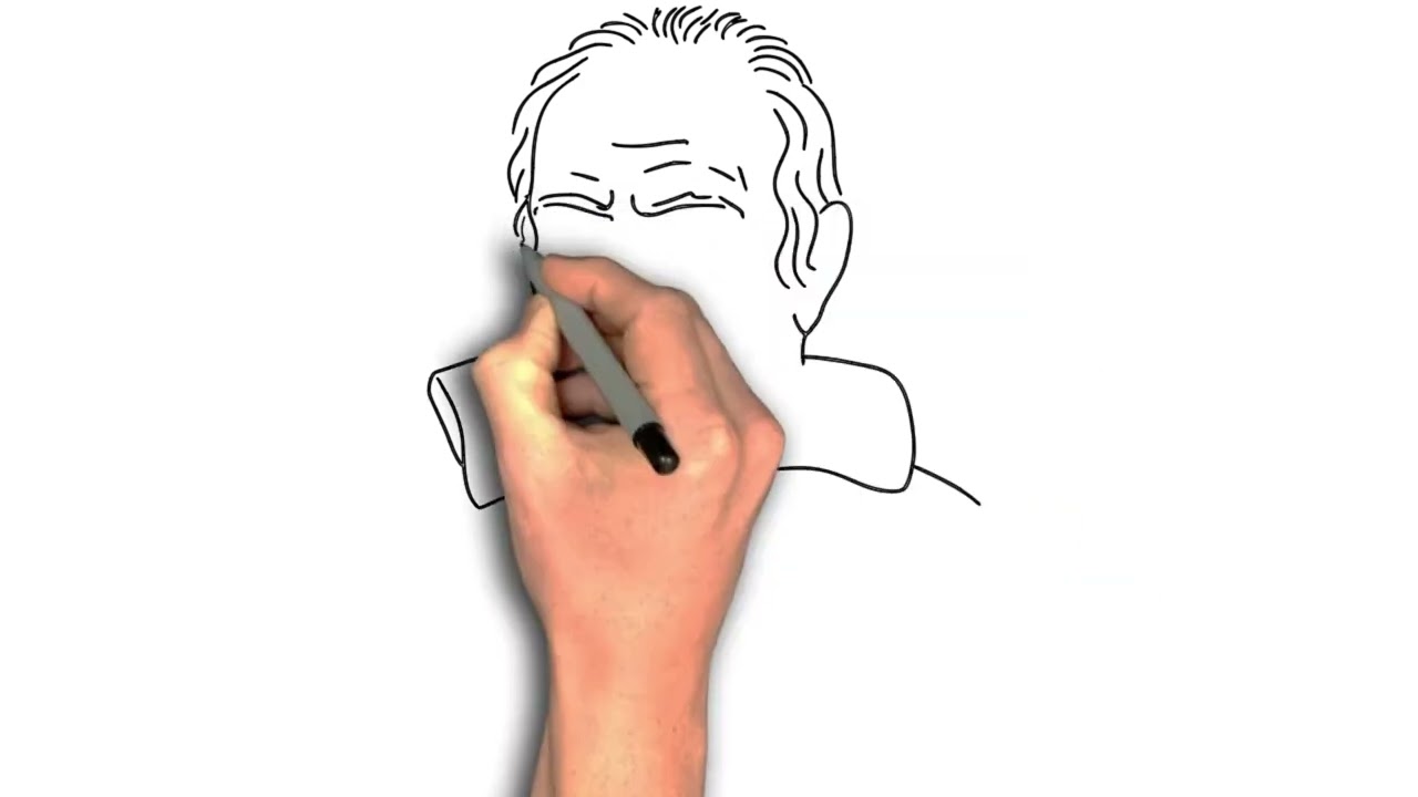 Galileo Galilei face drawing easy  Great for beginners, focusing on proportion and facial features.