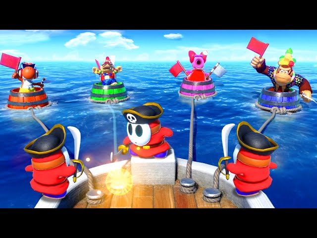 マリオパーティスーパースターズ】ミニゲームヨッシーVsドンキーコング