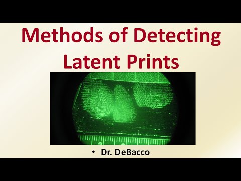 Methods of Detecting Latent Prints