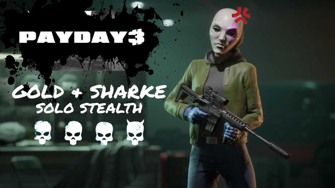 Comunidade Steam :: Vídeo :: Gold & Sharke Solo Stealth + All Loot [Payday  2]