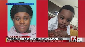 Amber Alert issued for missing NC 4-year-old thumbnail