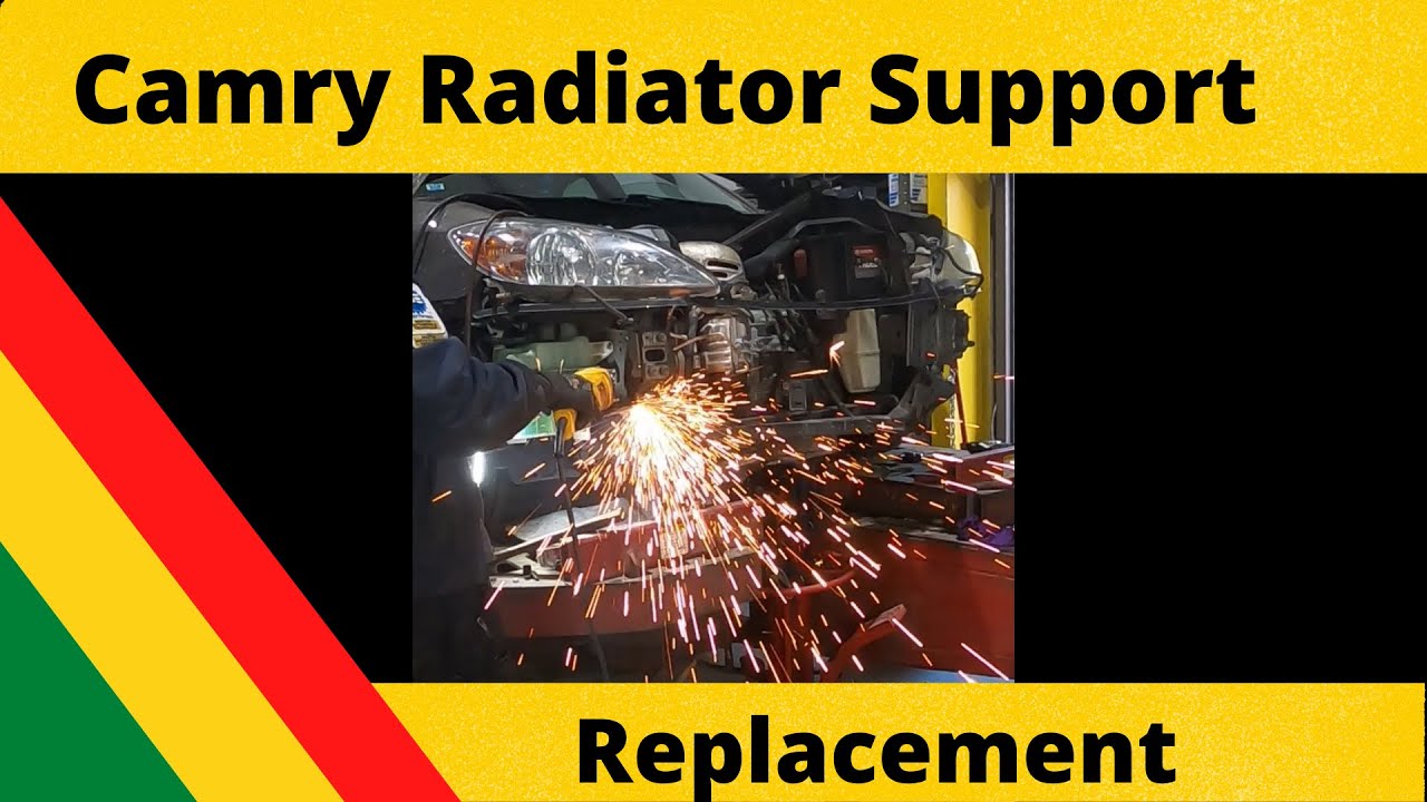 Camry Radiator Support Replacement. Helping out a friend - YouTube