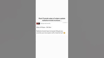 Rust Console wipe of wipes update free hazmat…#shorts #rust #rustconsole