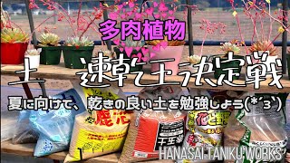 多肉植物　土　速乾王決定戦