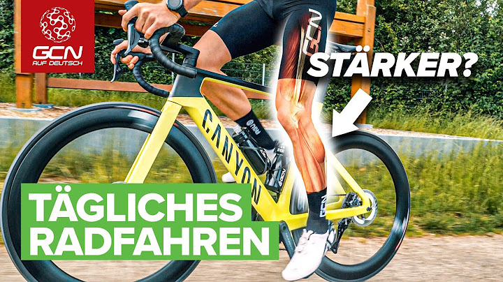 Was passiert mit deinem Körper, wenn du jeden Tag Rad fährst?