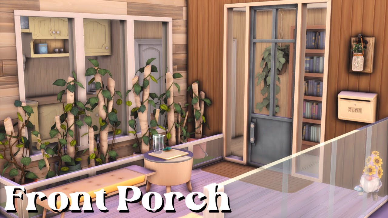 Front Porch | The Sims 4 (4x4 Room Build) - YouTube
