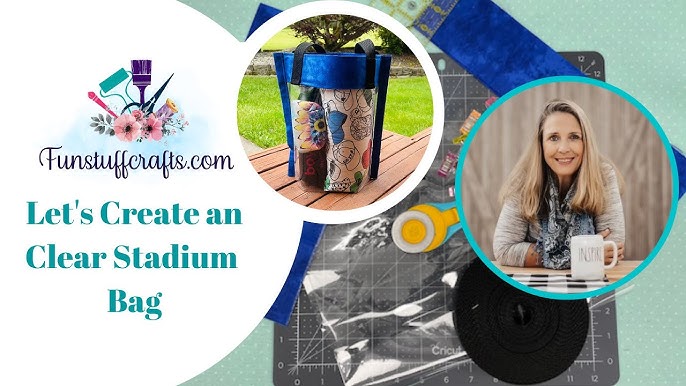 Clear Stadium Bag with Free Pattern and SVG - Lovelyforlife1