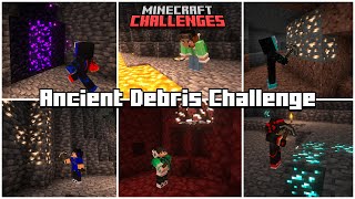 First To Collect ' Ancient Debris ' is The Winner | Minecraft Challenges | Raju Gaming screenshot 1