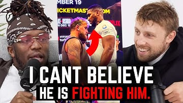 KSI SHOCKED Responds To Jake Paul Vs Anthony Joshua
