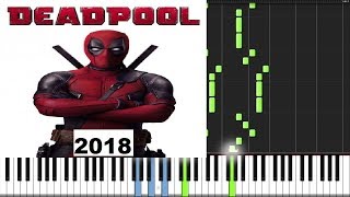 DEADPOOL 2 Teaser Trailer (2018) PIANO TUTORIAL Synthesia