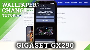 Install Animated Galaxy Wallpaper on Gigaset GX290
