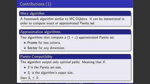 ATMOS.3.3 Framing Algorithms for Approximate Multicriteria Shortest Paths