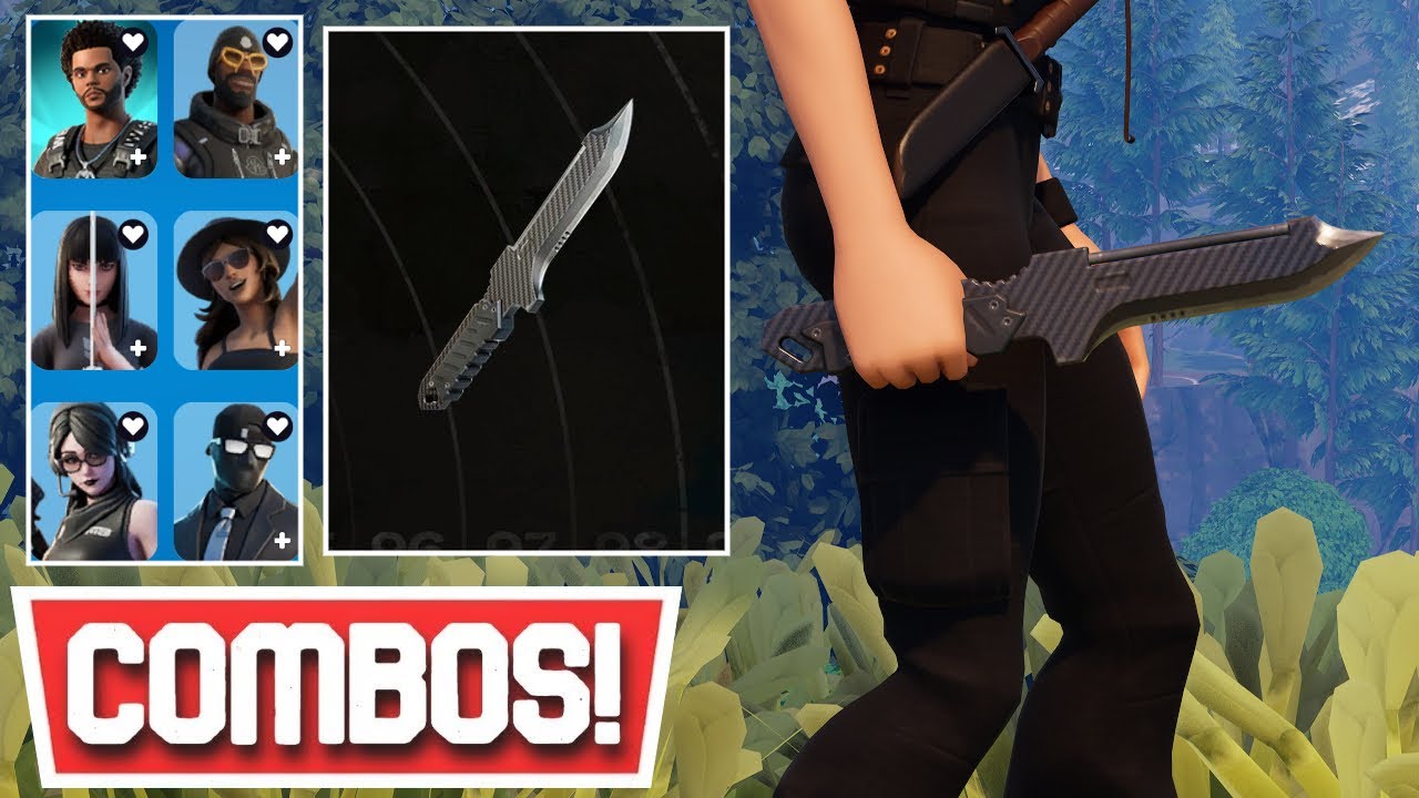 *NEW* BEST STUN KNIFE PICKAXE COMBOS! Fortnite YouTube