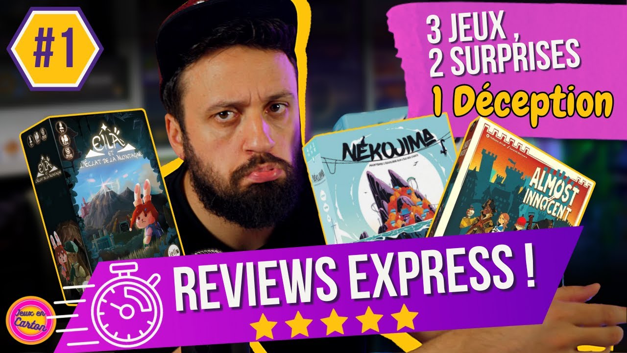 EILA ET L'ECLAT DE LA MONTAGNE, ALMOST INNOCENT... | Jeux en Carton