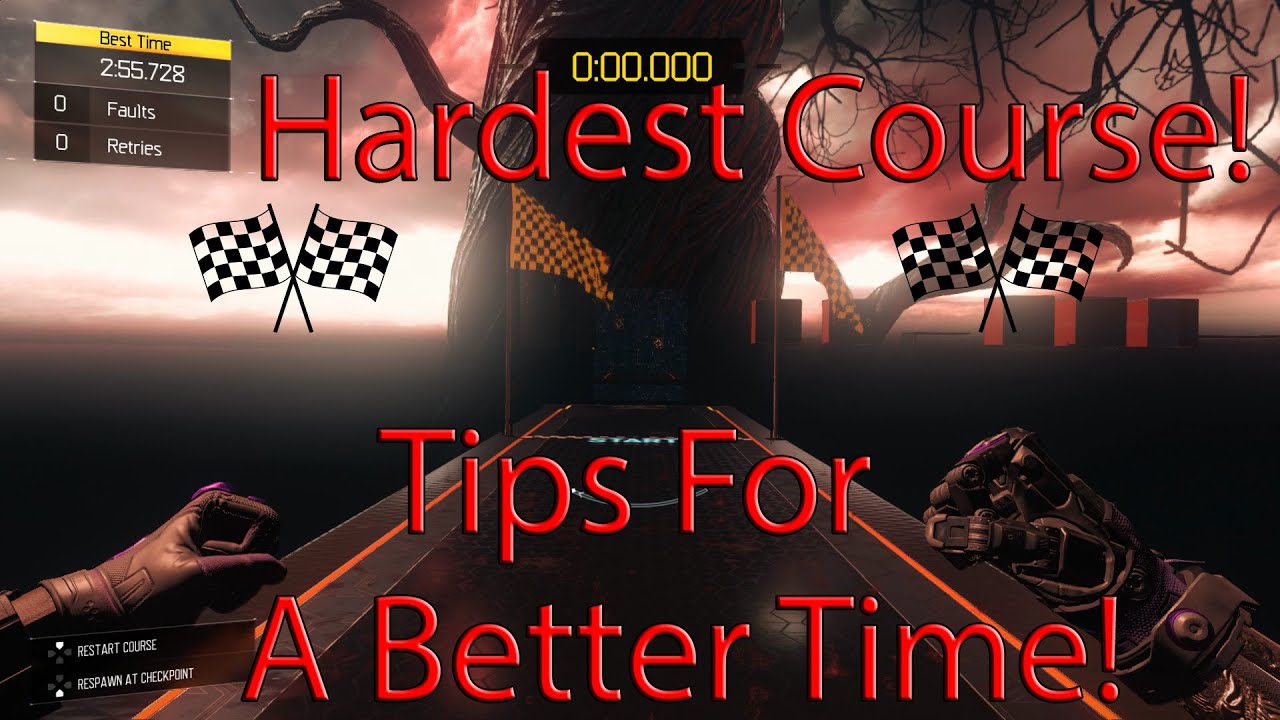 Black Ops 3 "Blackout" Expert Freerun Course Fastest Time! Tips For The Course!