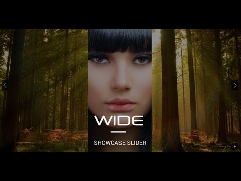 wide wordpress showcase slider