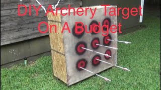 Large DIY Archery Target - On A Budget