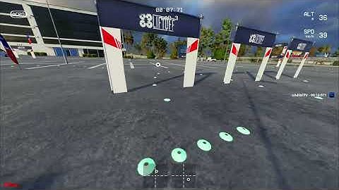 Liftoff - Custom track: Temple Drone Racing MultiGP