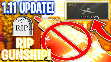 NEW COD BO4 1.11 UPDATE - GUNSHIP NERF + GLITCH, DARK MATTER BUFF + MORE (BO4 1.11 Patch Notes)