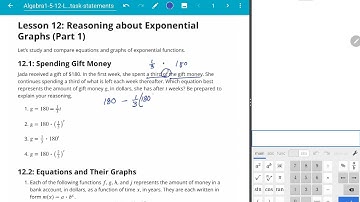 IM Algebra 1 Unit 5 Lesson 12 Activity 1