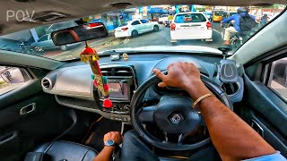 Experiencing Heavy Traffic | Renault KWID| GoPro | POV Drive | KWID |