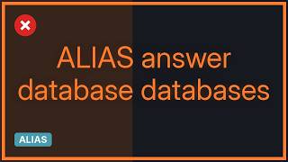 Databases: Alias for multiple instances on a SQL Server (2 Solutions!!)
