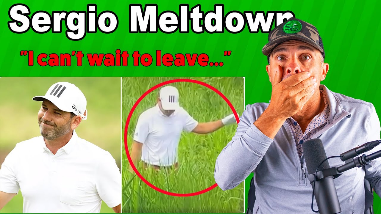 Sergio Garcia has Meltdown on Golf Course!