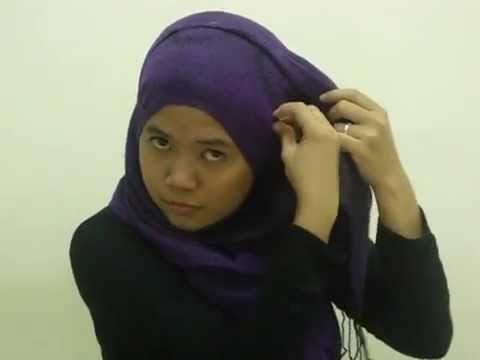  Hijab Tutorial guna pashmina Hana Tajima Inspired tutup 