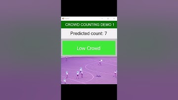 Crowd Detection Demo App using OpenCV | Crowd Management Alert System