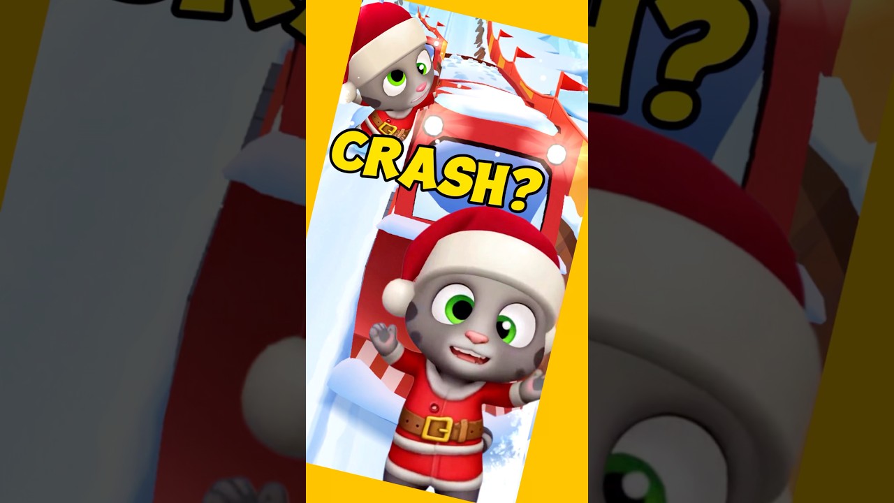 Talking Santa Tom Gold Run Funny Fails 🎅😂 | Christmas Crash Moments!