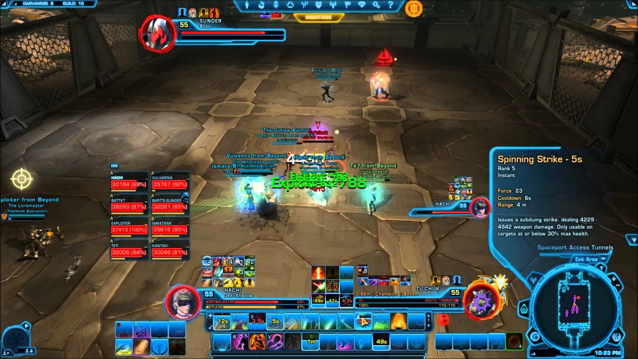 SWTOR Scum and Vallainy Cartel Warlords 8 Man Nightmare Mode (Tank Perspective)