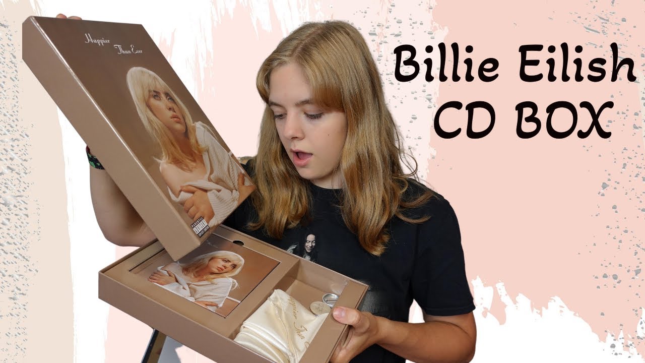 Unboxing Billie Eilish CD BOX (Happier Than Ever) /LEA - YouTube