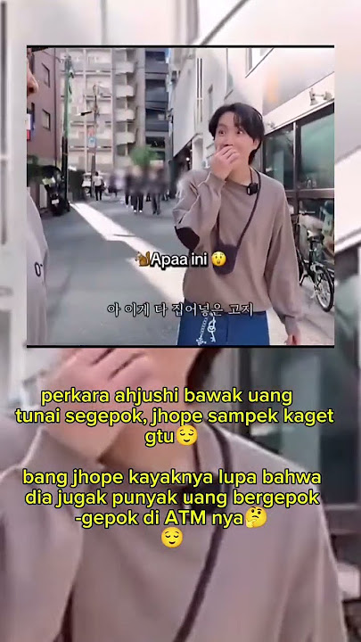 jhope kaget liat uang cash segepok #bts #jhope #bighitentertaiment #btsarmy