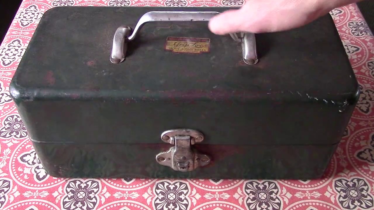 Vintage "Grip Loc" Tackle & Toolbox