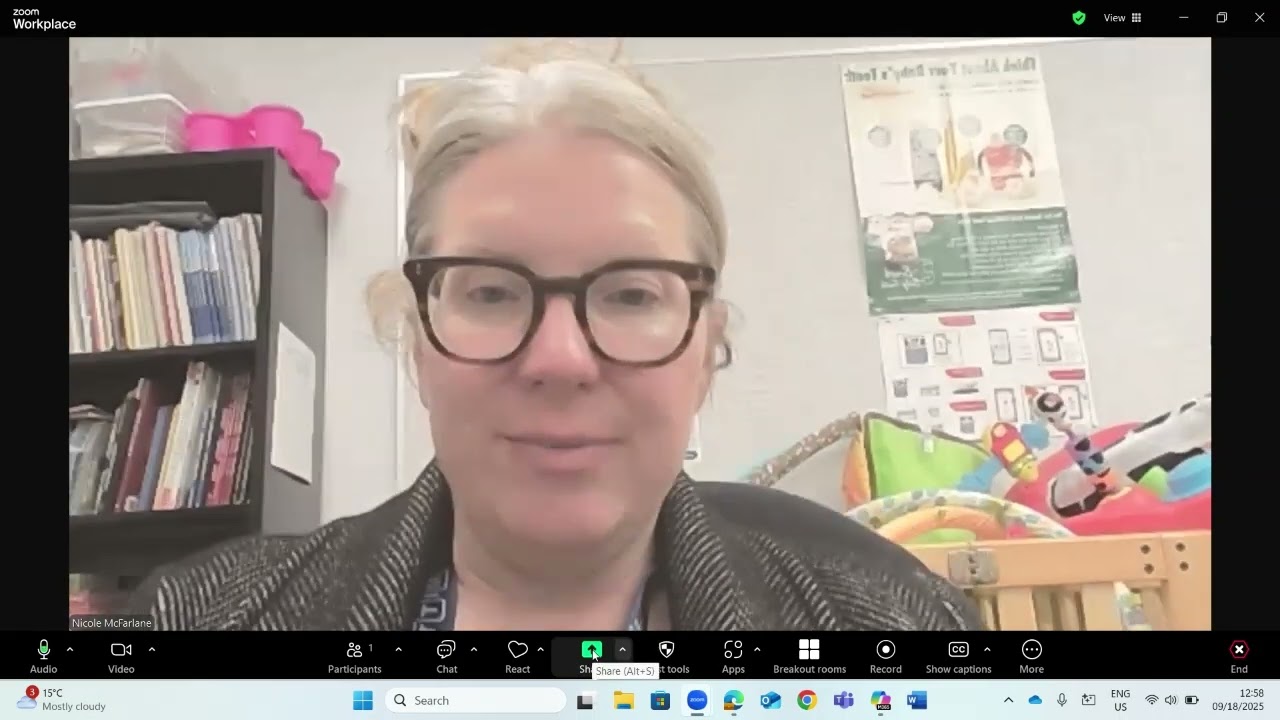 Sharing Screen on Zoom