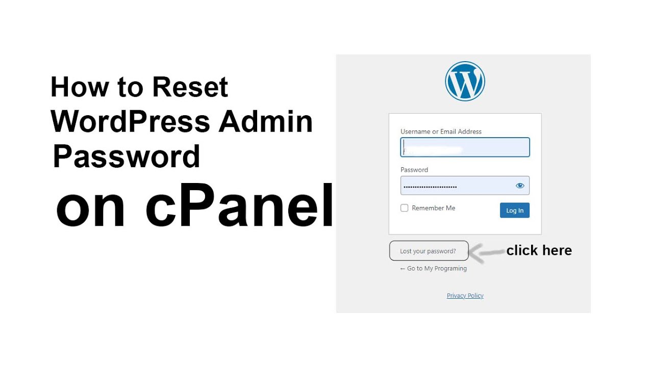 How to Reset Your WordPress Password Through MySQL Command Line - YouTube