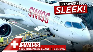 SWISS A220 Business Class Trip Report 🇬🇧 London to Geneva 🇨🇭Just Plain GOOD!