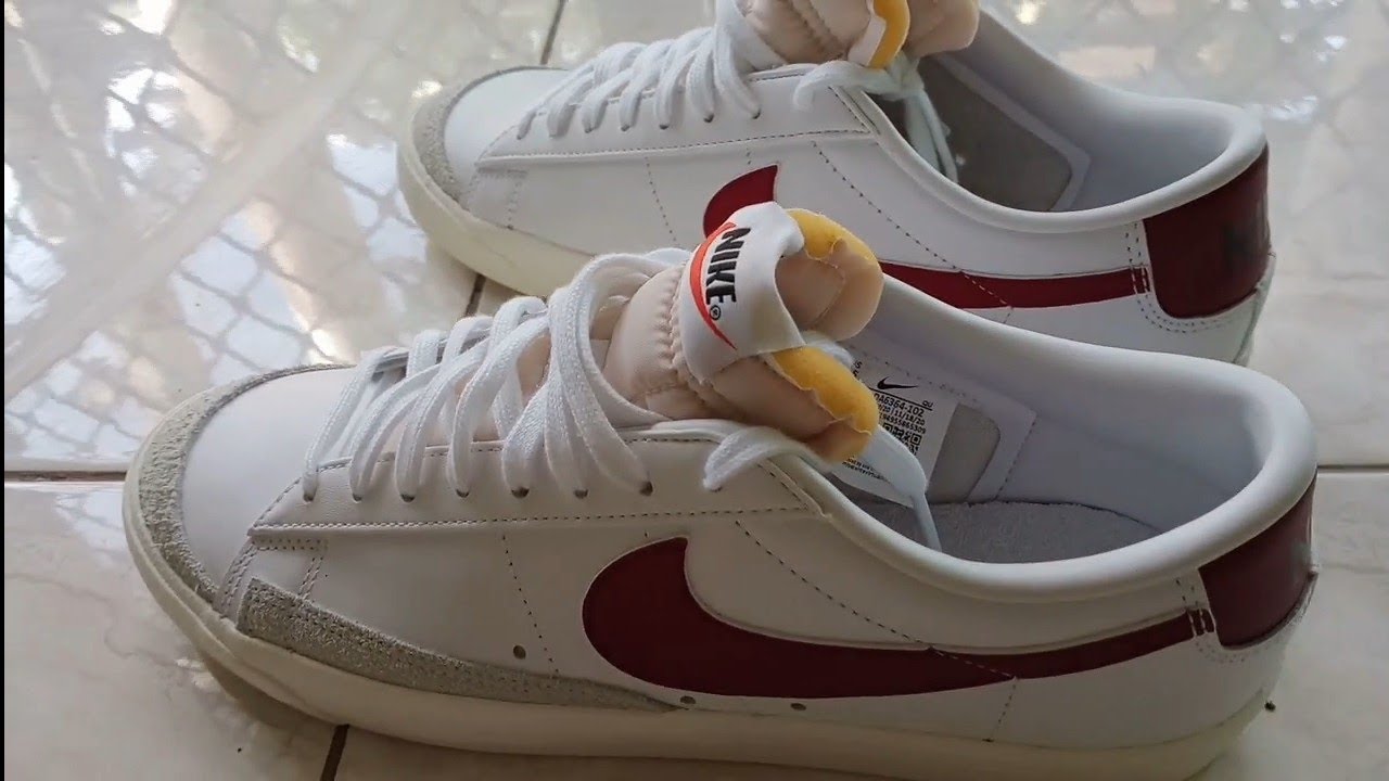 blazer low 77 on feet