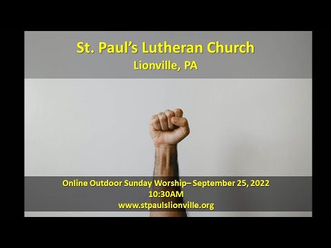Strong Faith for Hard Times (September 25, 2022)