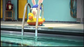 Rabbids Schwimmen Nicht - Lustiges Video