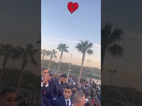 استقبال ملكي للمنتخب المغربي