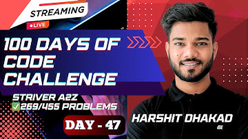🔥 Day 47 of Solving 455 problems in 100 Days of Code Challenge